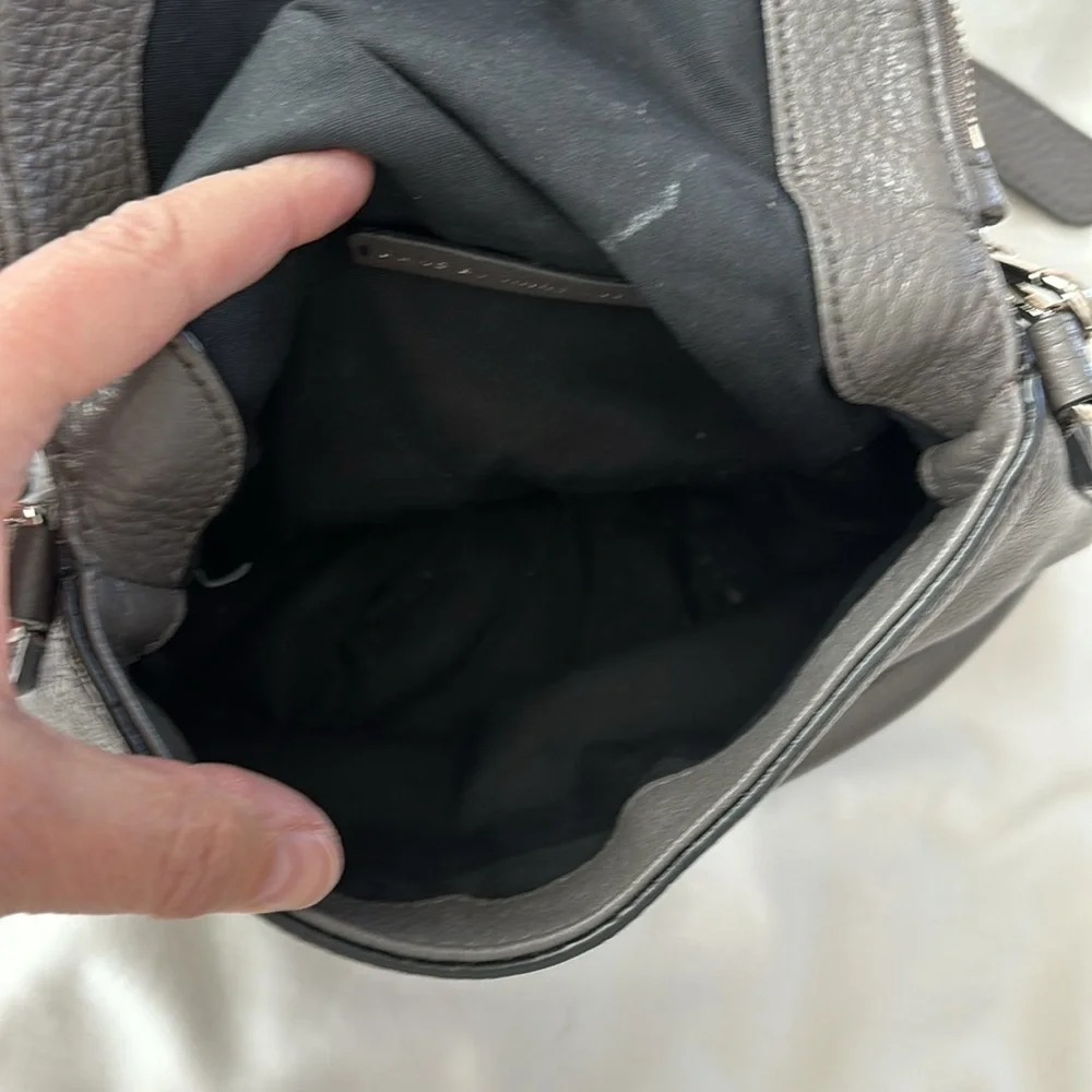 Marc By Marc Jacobs Leather Cross Body Bag Silver - Picture 7 of 16